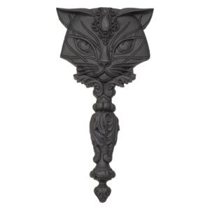 Sacred Black Cat Hand Mirror