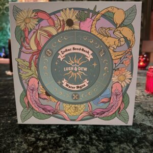 Zodiac Seed Bank with Moon Calendar - Water Signs